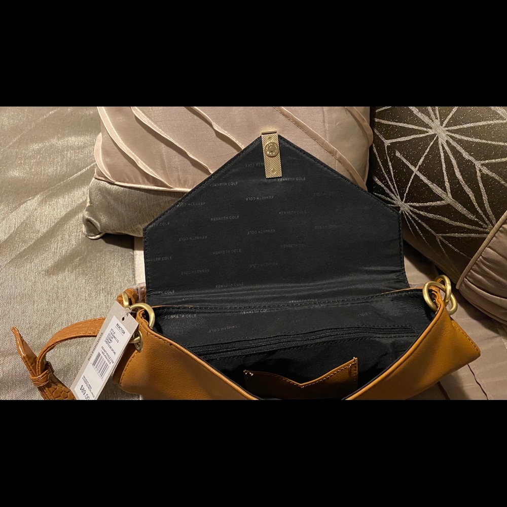 Kenneth Cole Reaction Cognac Lifestyle Mid-Satchel - Picture 5 of 13
